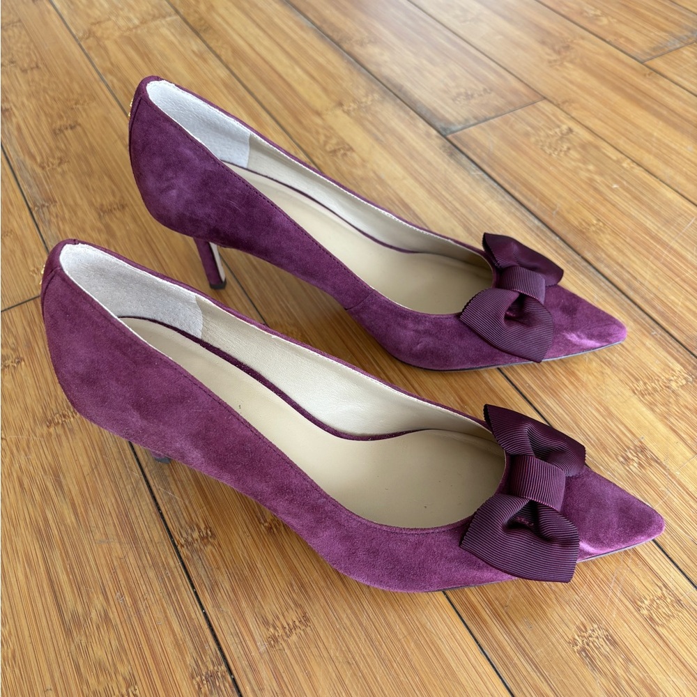 Burgundy Ralph Lauren heels, size 8.5